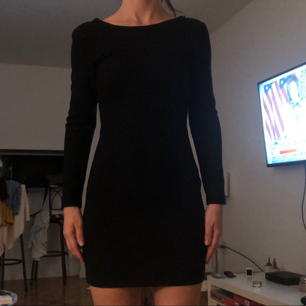 Zara black dress